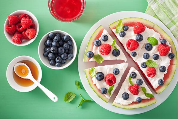 watermelon pizza